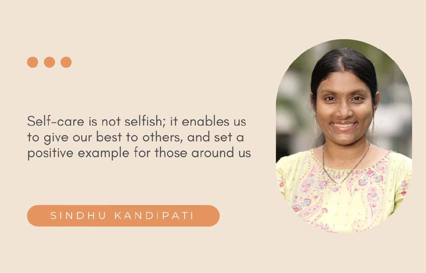 Taking leaps of faith: A conversation with Sindhu Kandipati