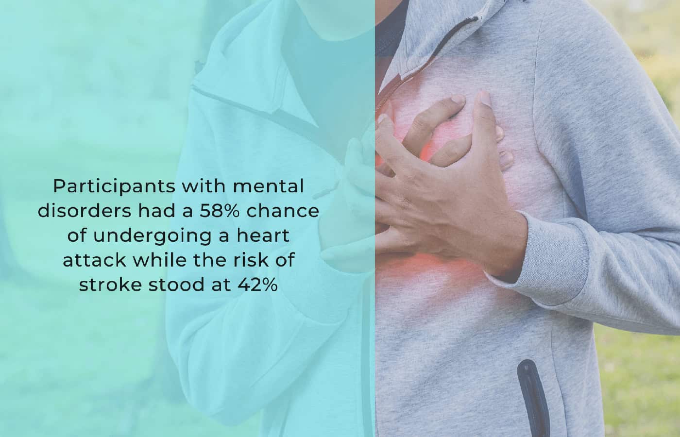 Having mental illnesses when you're younger increases the risk of stroke