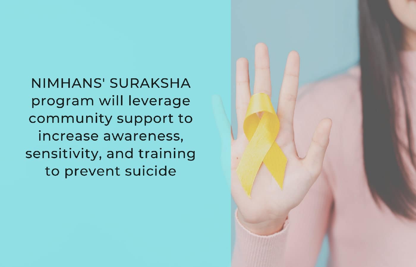 NIMHANS launches community-based suicide prevention model SURAKSHA
