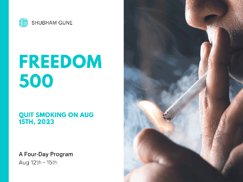 Clearing the air: Overcoming the smoking addiction with the Freedom 500 program