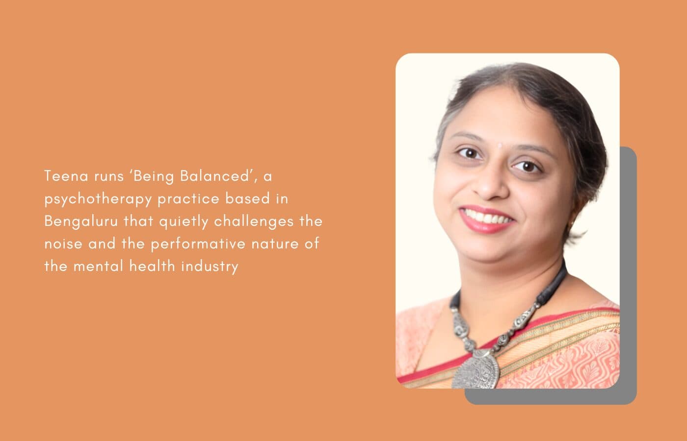 Dr. Teena Augustine Joseph: The therapist who refuses to look away